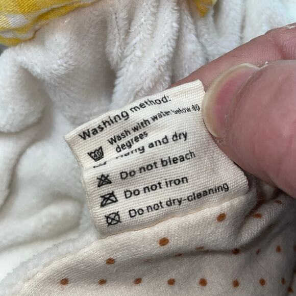 Appease Lovey Bunny Rabbit Security Blanket Baby Plush Tabs Rattle Embroider 10" - Picture 14 of 15